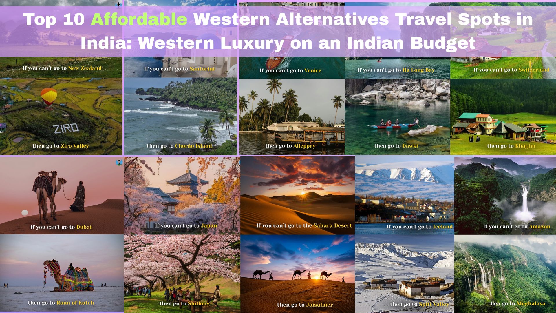 Top 10 Affordable Western Alternatives Travel Spots in India: Western Luxury on an Indian Budget