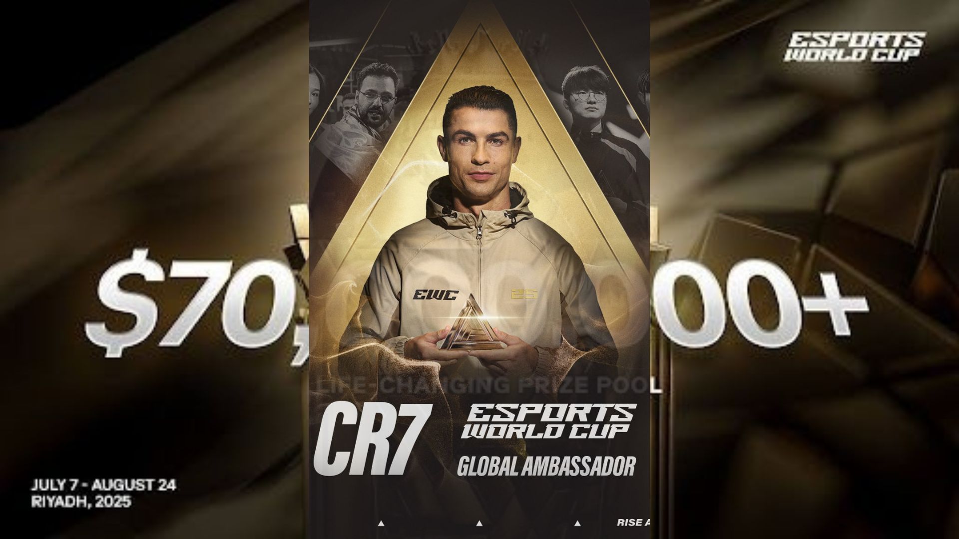 Ronaldo Joins Esports World Cup as Global Ambassador